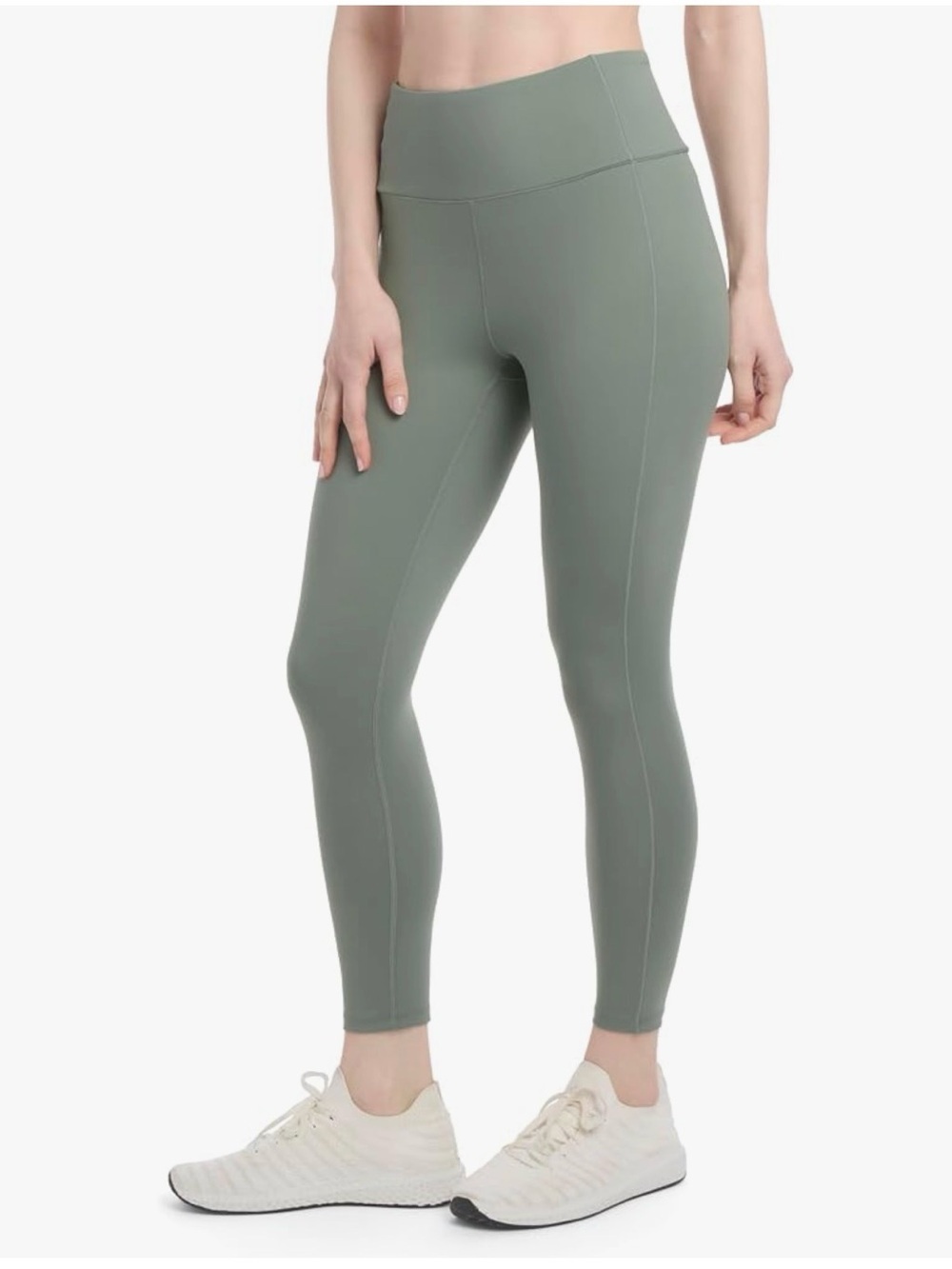 High-Rise Leggings in Sage Green